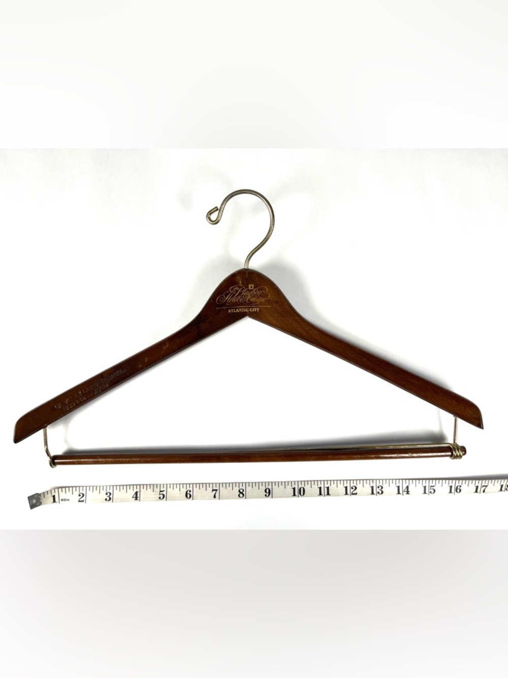 Vintage Playboy Hotel and Casino Atlantic City coat hanger. Beverly Coat Hanger